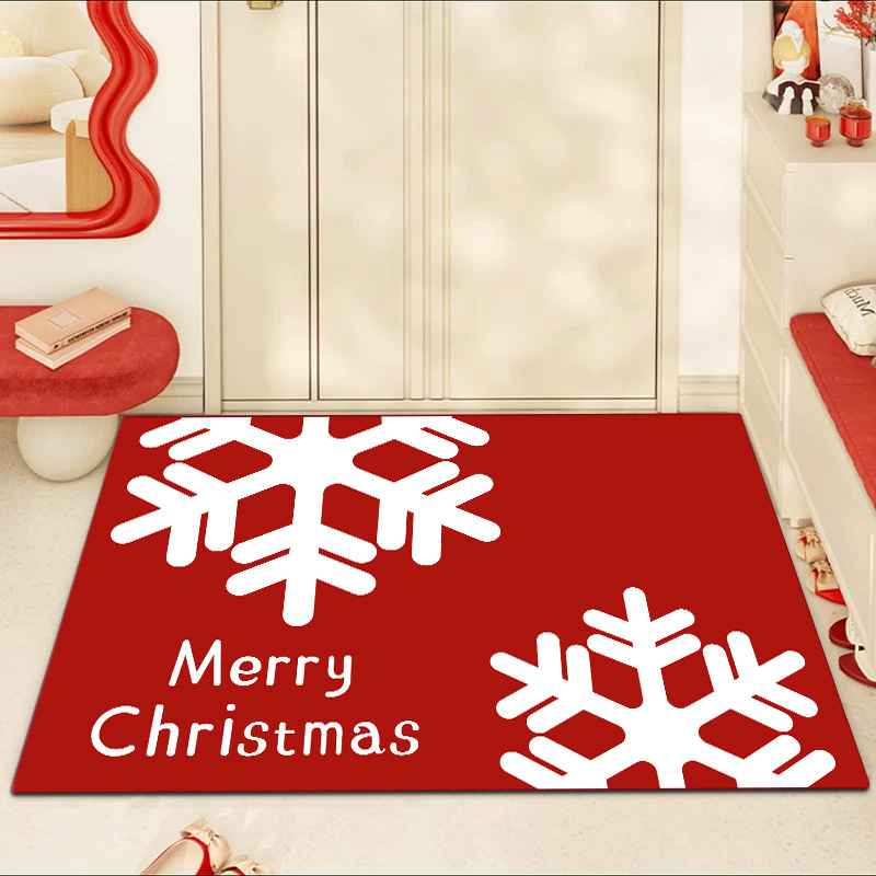 Red Snowflakes fluttering