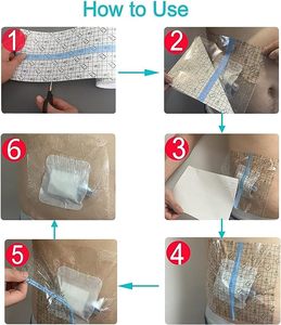 Colostomia Impermeável Bandage Protector Linha <span class=keywords><strong>PICC</strong></span> Barreira De Água Capa De Ferida Cateter De Diálise Duche Shileds Protetor Do Chuveiro - Product Image 6