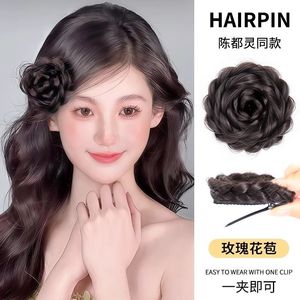 กิ๊บติดผมรูปดอกกุหลาบ วิกผมสไตล์เจ้าหญิง ทนความร้อนสูง สำหรับคุณสาวทุกรูปหน้า ทุกสีผิว - Product Image 3