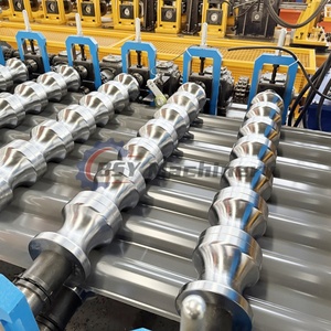 Machine de fabrication de tôles de toiture en <span class=keywords><strong>zinc</strong></span> pour tuiles émaillées personnalisées, machine de formage de tuiles émaillées IBR double couche robuste avec fonctionnement automatique - Product Image 5