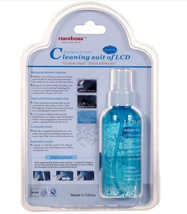 Kit de <span class=keywords><strong>limpiador</strong></span> de pantalla <span class=keywords><strong>LCD</strong></span> 3 en 1, Nuevo <span class=keywords><strong>limpiador</strong></span> de pantalla <span class=keywords><strong>lcd</strong></span> con cepillo de tela de pulverización, herramienta de limpieza - Product Image 2