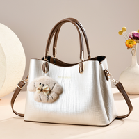 Sac à main fourre-tout décontracté en cuir PU imperméable pour femmes, couleur unie, grande capacité, sac à bandoulière, sangle détachable