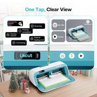 Likcut S41 Xtra – Découpeuse de vinyle intelligente avec écran LCD, traceur artisanal sans fil 8 pouces pour autocollants et gaufrage DIY – PC/MAC/iOS/Android