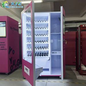 Máquina expendedora de cabello con pantalla táctil, de metal, para interiores, con función combinada para billetes, monedas y cosméticos, de fábrica china. - Product Image 3