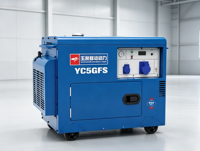 Générateurs diesel silencieux 5000W, alimentation de secours domestique, démarrage électrique portable, groupe électrogène diesel AVR, réservoir de carburant 15L, 230V, refroidissement par air, 1800 tr/min
