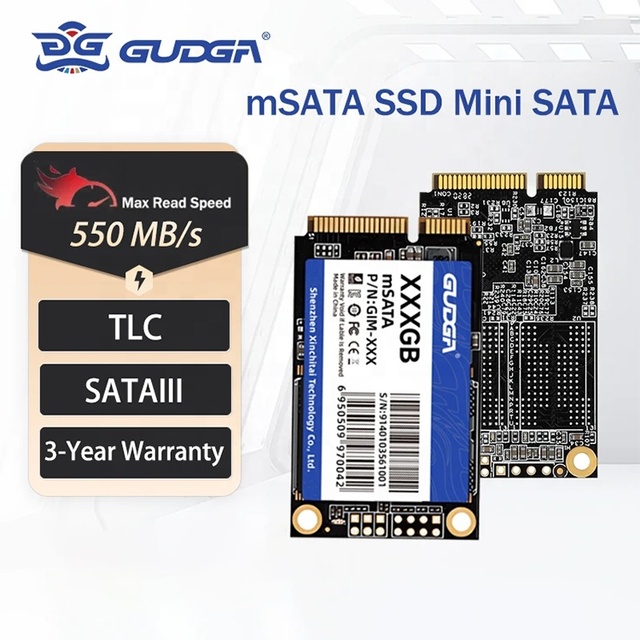 64GB Internal New Mini MSATA SSD in Stock for Desktop and Laptop