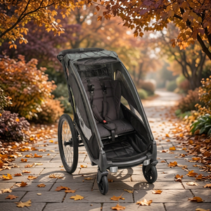 Remorques de vélo pour chiens en alliage d'aluminium Active Pets avec suspension indépendante, capacité de 35 kg, convient aux vélos jusqu'à 30 pouces, attache rapide - Product Image 2