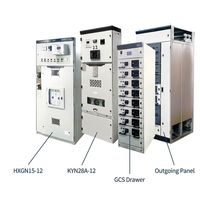 Wanbo-246 Venta Caliente Conjunto Completo de Aparamenta de Alta y Baja Tensión HXGN15 KYN28A GCS 12kV IEC 62271 Fábrica de Gabinetes Eléctricos