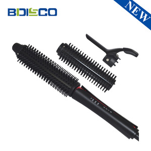 3-In-1 Curling Iron With Comb Bar Rose Gold And Black Fast Heating Electric Multi Styler For Dry Hair - Product Image 3