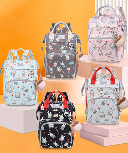 Thời trang in thiết kế mới công suất lớn bé tã Túi tùy chỉnh mẹ Oxford không thấm nước xác ướp Ba lô - Product Image 2