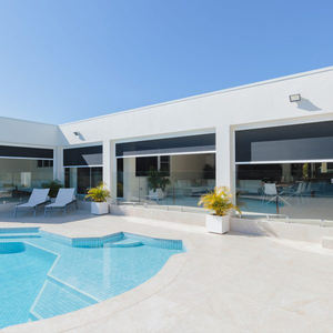 <span class=keywords><strong>Rideau</strong></span> d'extérieur imperméable motorisé Pergola d'extérieur stores d'extérieur ignifuges <span class=keywords><strong>électrique</strong></span>s Ziptrack occultants stores d'extérieur motorisés - Product Image 3