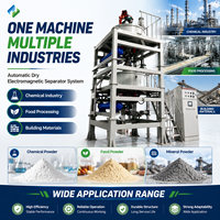 Séparateur magnétique métallique à sec haute intensité pour matériaux magnétiques, industrie minière, traitement des matériaux