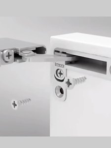 Modern Aluminum Frame Glass Door <b>Floor</b>-to-Ceiling Hinge Invisible Damping <b>Buffer</b> Wine Storage Cabinets Kitchen Home Office - Product Image 2