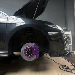 Kit Rem Cakram Racing V6 6 Pot Custom Painted Calipers dengan Rotor Berlubang 380mm/405mm 355mm - Product Image 3