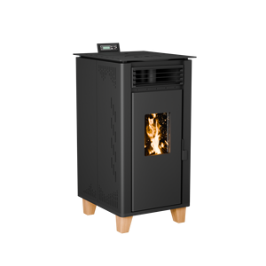 PANSEE Poêle à granulés en métal 6KW pour les besoins de chauffage d'appartements de petite taille - Product Image 3