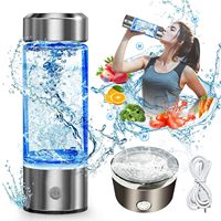 Botol Air Kaya Hidrogen Stainless Steel Portabel Isi Ulang Generator Konsentrasi Tinggi untuk Penggunaan Luar Ruangan & Mobil