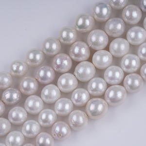 Collier de perles d'eau douce naturelles de marque Wenchi, fourniture directe du fabricant, perles Edison de 11-13 mm, semi-finies, pour la création de bijoux DIY - Product Image 3