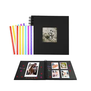 Wholesale Factory Custom DIY Windowed Scrapbook Album Set Gift for Couples Friends