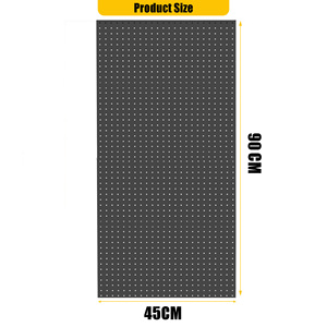 Estante de garaje montado en la pared de 45x90 cm, Panel de equipo de taller artístico al aire libre <span class=keywords><strong>para</strong></span> decoración de Patio, organizador de herramientas, tablero colgante - Product Image 1