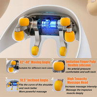 Soulagement de la douleur Contrôle cervical Chaleur Dos Masseur Smart Shiatsu Pulse Mini Produits portables Massage des épaules et du cou électrique