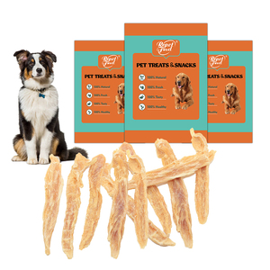 Friandises pour chiens à <span class=keywords><strong>prix</strong></span> d'usine, bâtonnets <span class=keywords><strong>de</strong></span> poitrine <span class=keywords><strong>de</strong></span> poulet coupés à la main, friandises à mâcher à faible teneur en gras pour chiens en surpoids - Product Image 1
