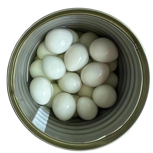 Œufs de caille salés bouillis en conserve, 425g, fabriqués en usine - Product Image 1