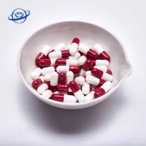 Di qualità superiore Rosso e bianco Vuoto/Hard/HPMC Capsule con il formato 00 0 1 2 3 4