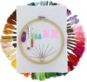 Bordado Kit <span class=keywords><strong>de</strong></span> iniciación Jue VU la gama completa <span class=keywords><strong>de</strong></span> <span class=keywords><strong>Cruz</strong></span> puntada Kit <span class=keywords><strong>de</strong></span> herramienta <span class=keywords><strong>de</strong></span> precio barato - Product Image 1