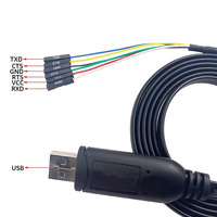Câble série USB vers TTL SH-U09G avec puce FTDI FT232RL intégrée, 1,8 m/5,9 pi
