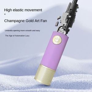 12 Bone Fully <b>Automatic</b> Modern Business Advertising <b>Umbrella</b> Iron Tube 105cm Open Diameter One Button Open Printable for Travel - Product Image 3