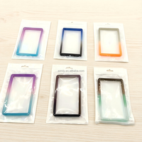 Étuis pour cartes de crédit en TPU à paillettes multicolores, design antichoc, sans fermeture, blocage RFID, porte-cartes de visite et documents