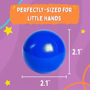 Soft Plastic Mini Balls Crush Proof No Sharp Edges Non Toxic Phthalate BPA Free For Baby Toddler Ball