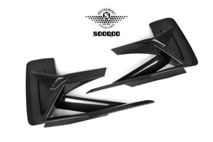 SOOQOO F97 LCI F98 LCI Aération latérale avant en fibre de carbone préimprégnée pour BMW X3M X4M 2021+ - Product Image 5