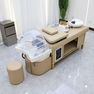 เตียงสระผมพร้อมระบบนวดและอบไอน้ำสำหรับร้านทำผมและร้านเสริมสวย - Product Image 4
