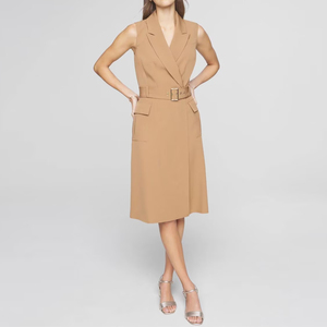 white christmas dresses Chic and Edgy Long Sleeves Blazer Dress | Suit Coat Dress | Jacket Dress main image 1