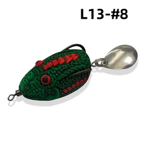 Haute qualité 7.2cm/6.5g Mini 3D flottant saut leurre réaliste en caoutchouc haut doux <span class=keywords><strong>grenouille</strong></span> conception saumon pêche rivière métal dorade flux - Product Image 6