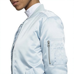 Custom Women’s Satin Bomber Jacket – Premium <b>Ladies</b> Fashion Outerwear <b>Lightweight</b> Zip Up Jacket Wholesale OEM Made In Pakistan - Product Image 5