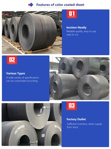 Подгонянная толщина и размер различных материалов hr горячекатаный лист из углеродистой стали в катушке - Product Image 2