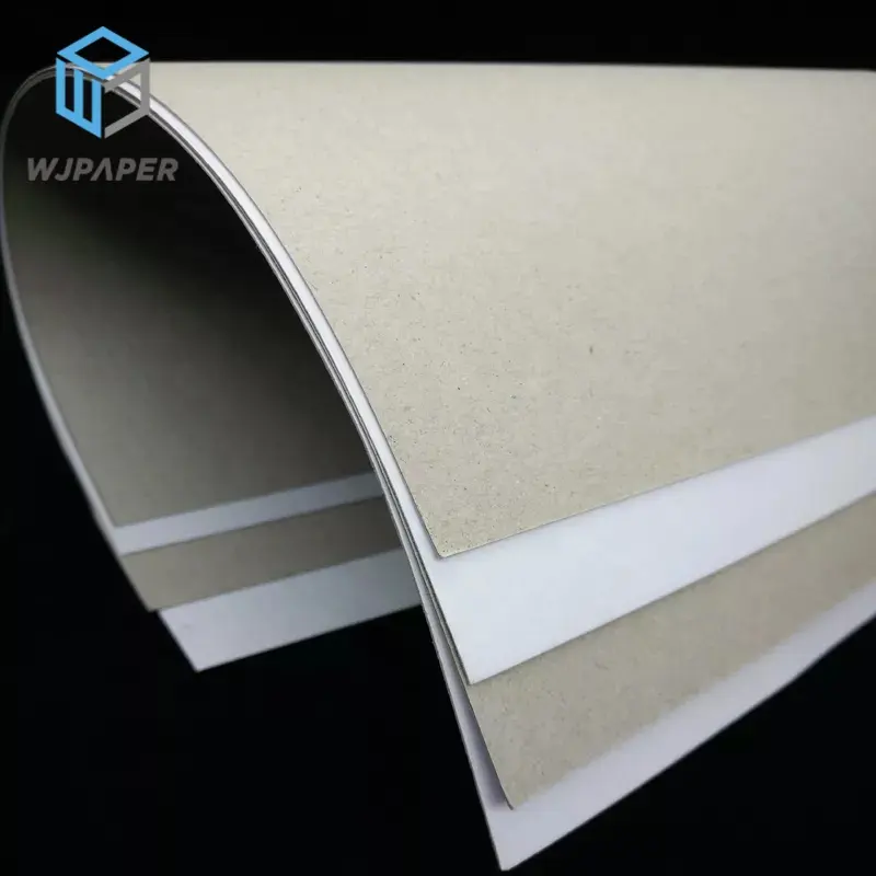 Indonesien Papier preis g/m² grauer Karton Duplex Board Coated White Back Paper In Reel Mills