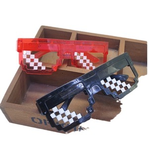 Lunettes LED de fête, mosaïque de pixels, lunettes lumineuses à <span class=keywords><strong>obturateur</strong></span>, Deal With It, pour Rave, Bar, Boîte de nuit, articles de fête, jouet lumineux - Product Image 5