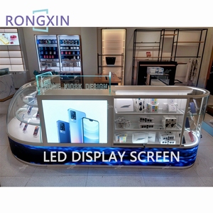 Grosir Desain Pesanan Khusus Penghitung Toko Telepon Seluler Display Furnitur Ritel Dekorasi Toko Elektronik Elektronik - Product Image 1