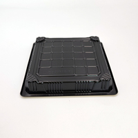 Conteneurs en plastique de luxe JY-81205, boîte pour usage en restaurant, emballage alimentaire en plastique, boîte à sushi en plastique