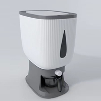 Distributeur de riz automatique mural scellé de 5 kg pour le stockage de la farine de riz et des céréales