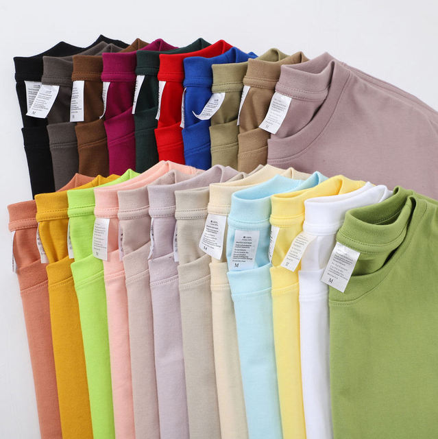 Wholesale Custom logo Printing Oversized Tshirt Dtg Printed 100% Cotton T-shirt 180gsm High Quality Blank Unisex t Shirt for Men