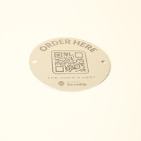 Etiqueta de Código QR Metálica, Etiquetas de Identificación Personalizadas para Árboles, Números de Serie de Aluminio, Impresión UV, Placa de Identificación Metálica Escaneable
