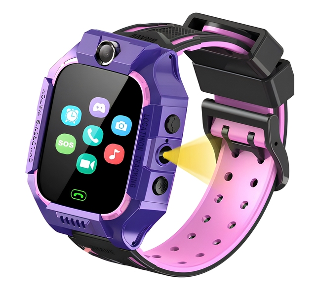 Hot Sale Low Price Square Kids Smart Watch 2G GPS Anti-lost LBS Tracking IPS Display Touchscreen IPX-5 Waterproof Children's