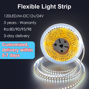 QM IP65防水 120led/<span class=keywords><strong>m</strong></span> 12V/24V SMD 2835 LEDストリップライト 3000K-6000K 3年保証 - Product Image 2