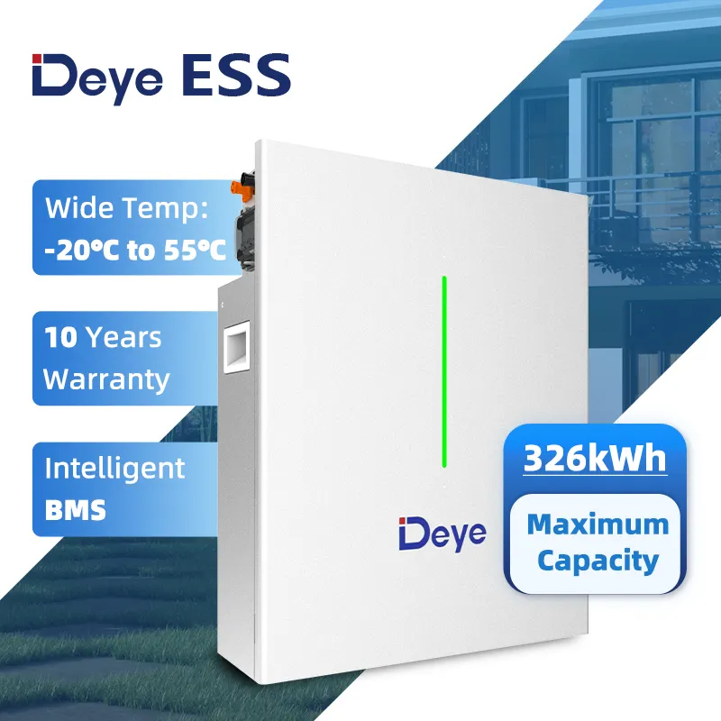 Deye ESS 10 năm bảo hành RW-F10.2 nhà tốt nhất năng lượng mặt trời Pin năng lượng lưu trữ năng lượng chi phí hệ thống cho năng lượng mặt trời điện