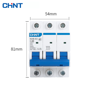 NXB-63เบรกเกอร์ขนาดเล็ก MCB SP 6A 10A 16A 20A 25A 32A 40A 63A 50A 2P 20A ตัดวงจร MCB - Product Image 1