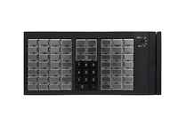 Venta caliente programable USB Pos teclado membrana OPOS / JPOS caja registradora teclado para sistemas de banco o cajero